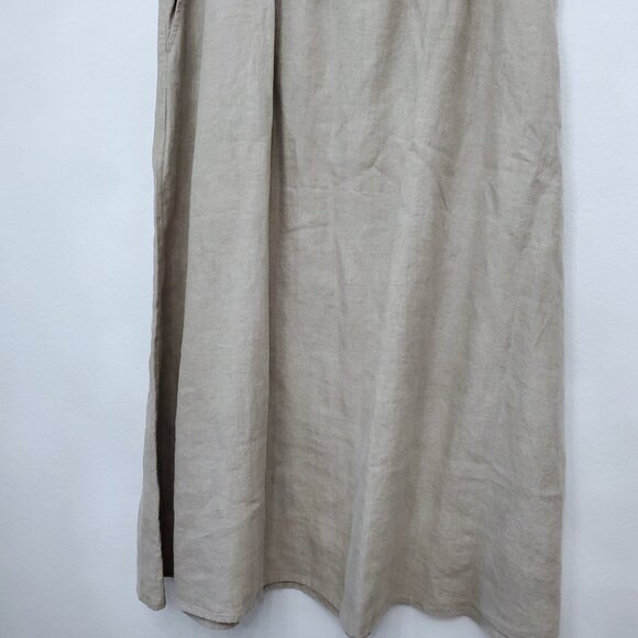 NWT Eileen Fisher Organic Linen Gathered Pull-On Skirt Size XL - Picture 5 of 15